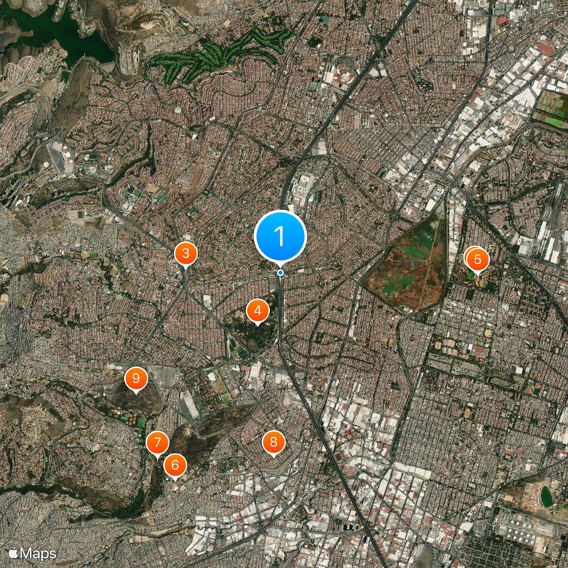 Torres de Satélite Map