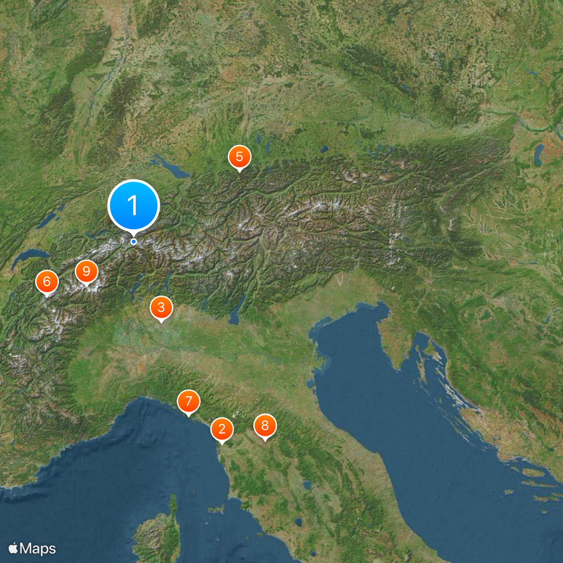 Alps Map
