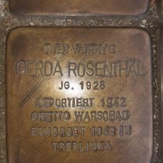 Stolperstein à la mémoire de Gerda Rosenthal
