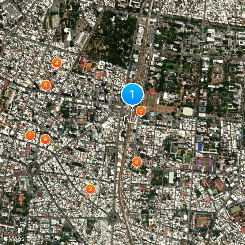 Tainan TR station Map
