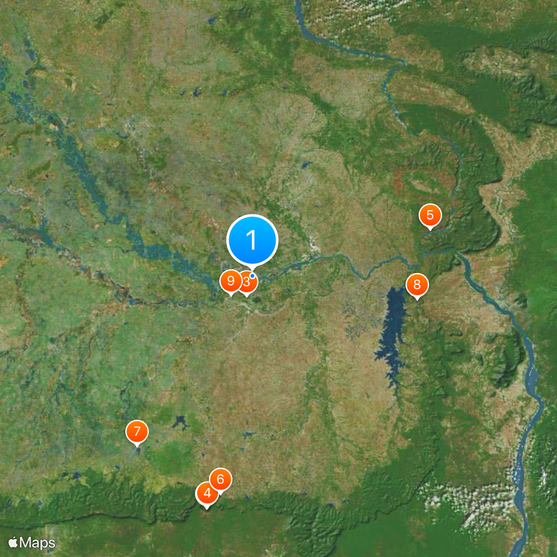 Ubon Ratchathani Map