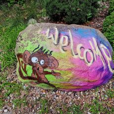 Graffiti, boulder