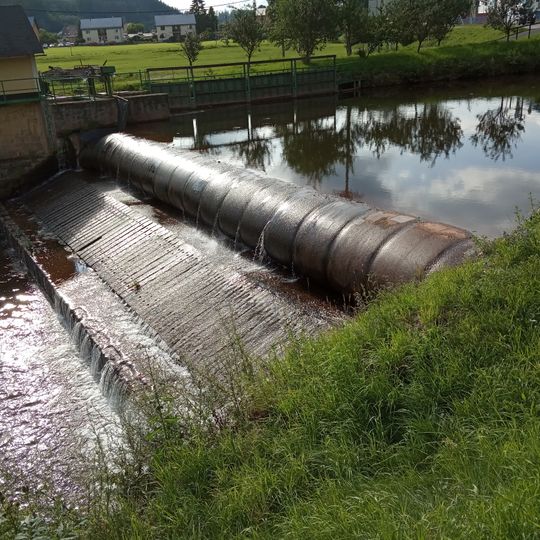 Weir in Hostinné
