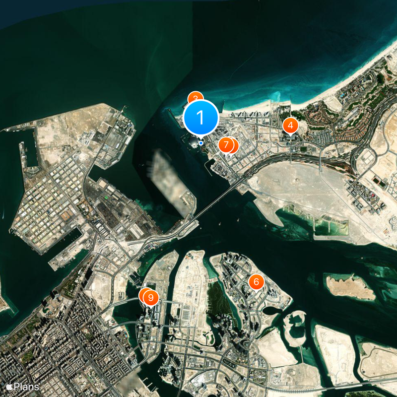 Louvre Abu Dhabi Mapa