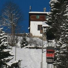 Funiculaire des Avants (arrivée).