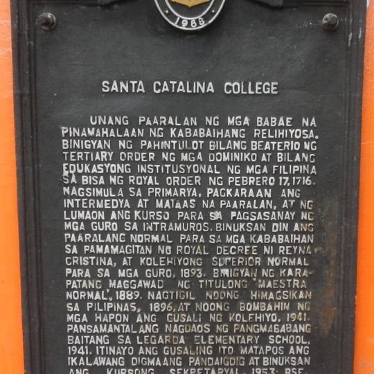 Santa Catalina College historical marker