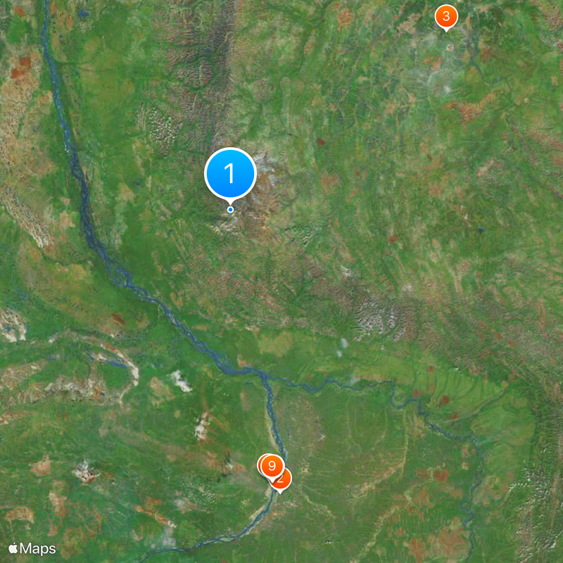 Cordillera Verjoyansk Mapa