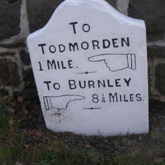 Milestone To North Of Entrance To Scaitcliffe Hall At Ngr Sj 926252