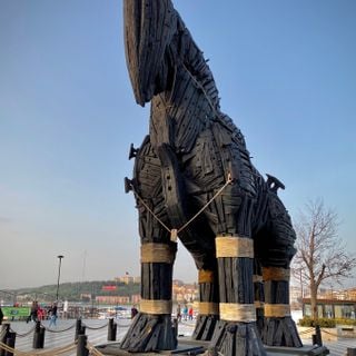 The Trojan Horse Statue