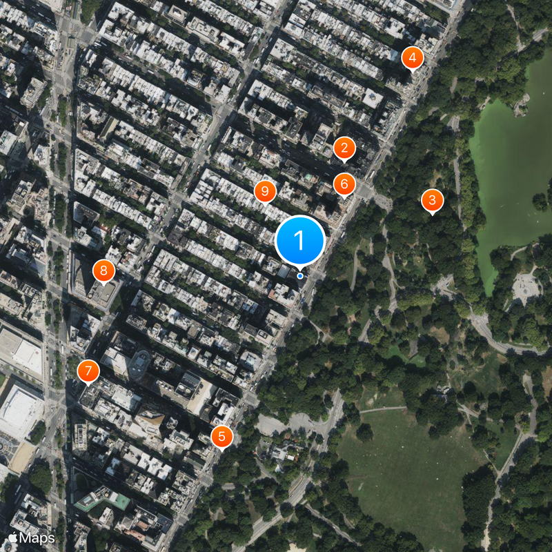 Congregation Shearith Israel Kaart