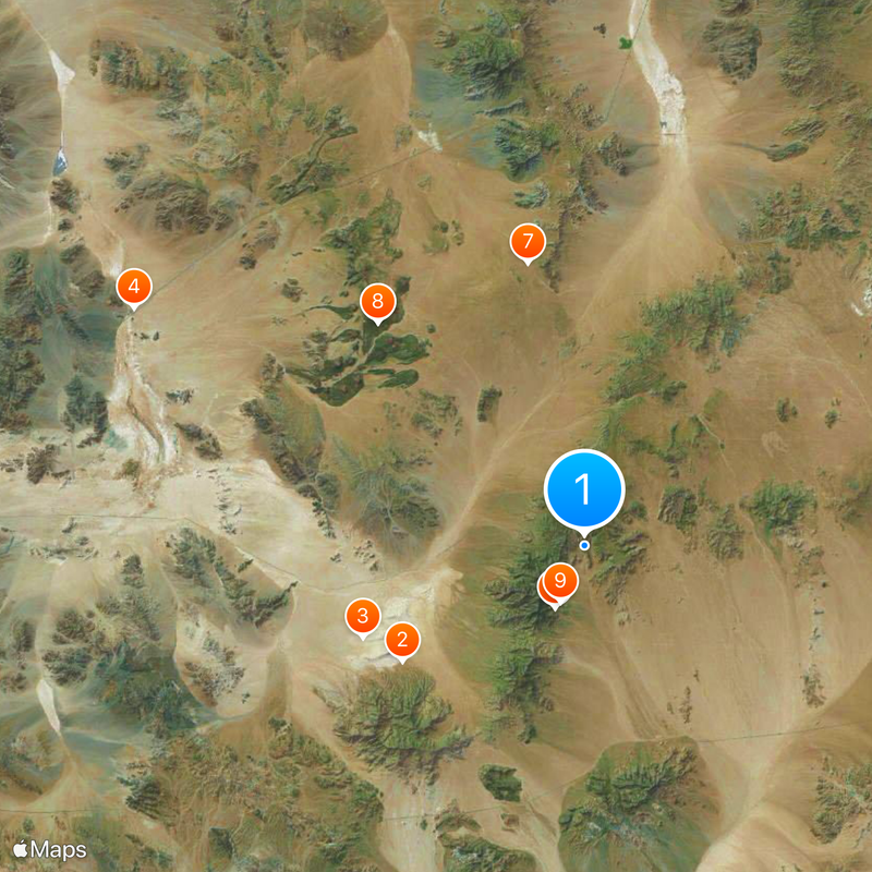 Mojave Desert Map