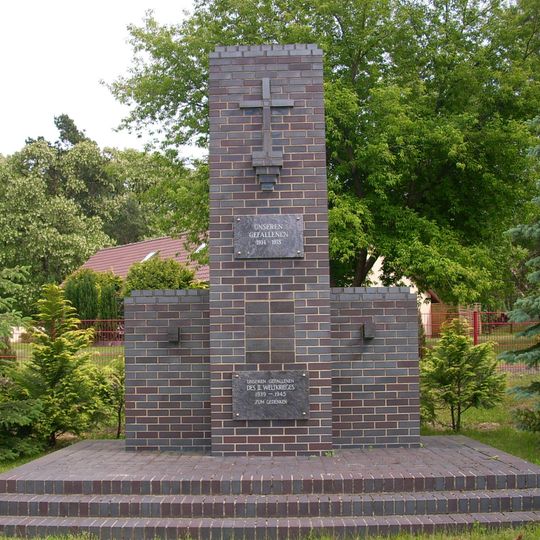 Denkmal für die Gefallenen des Ersten Weltkrieges Hauptstraße