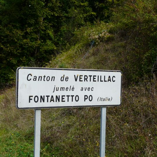 Canton of Verteillac