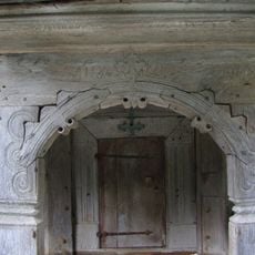 Wooden church in Coruia