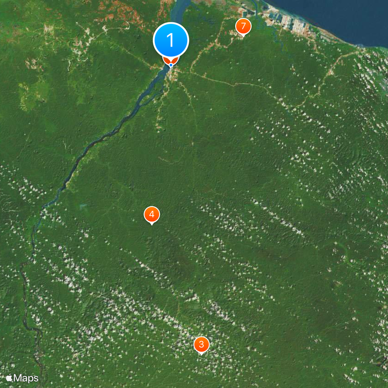 Saint-Laurent-du-Maroni Mappa