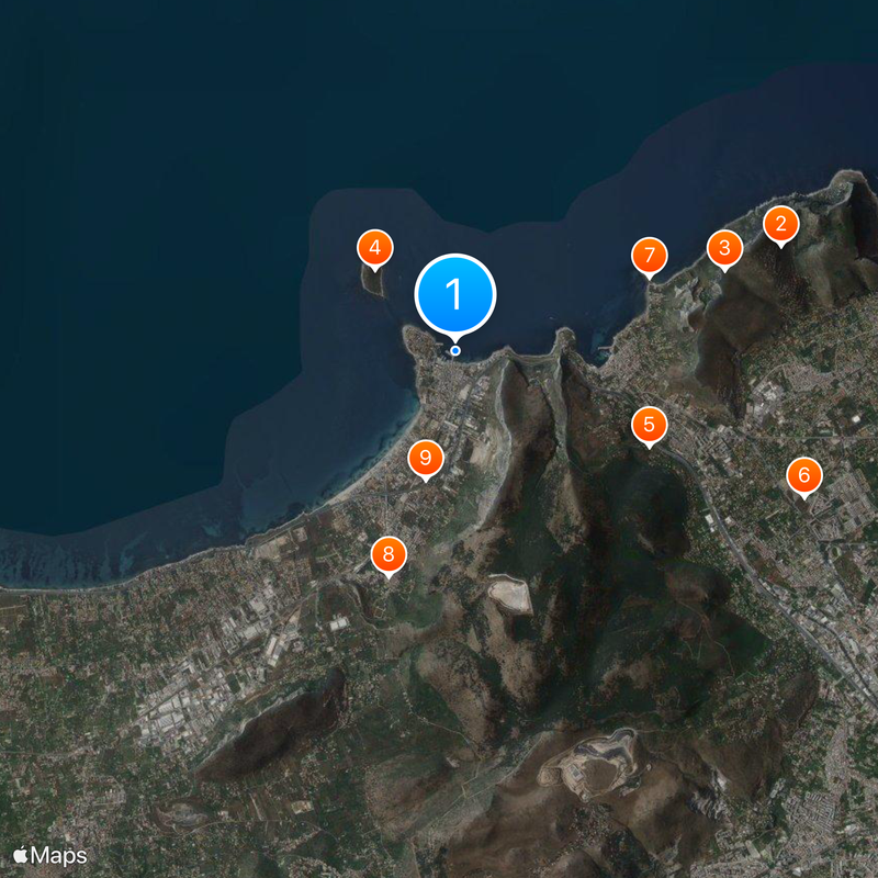 Isola delle Femmine Carte