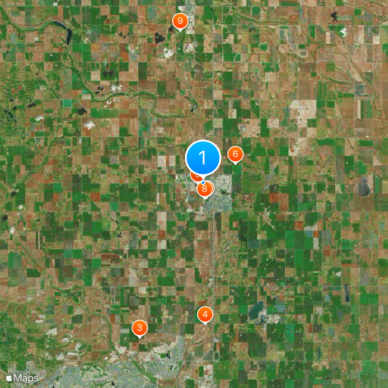 Airdrie Map