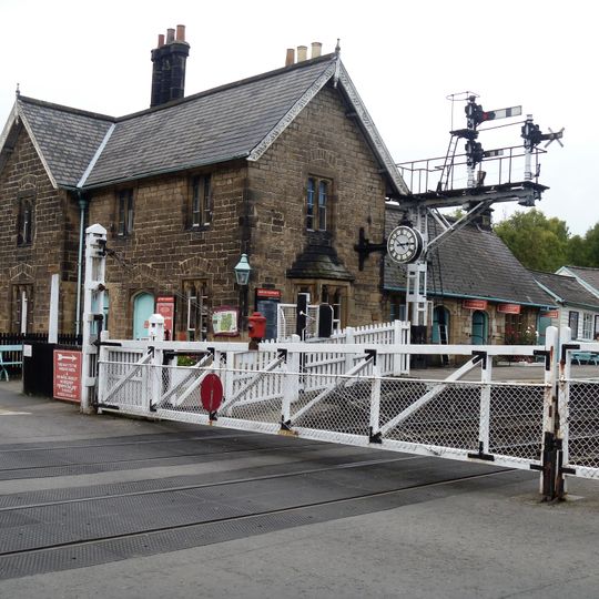 Grosmont Station And Attached Yard Wall