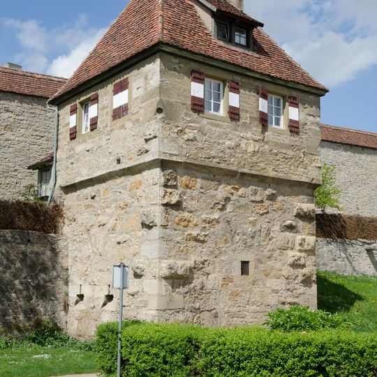 Streichwehr Röderschütt 20 in Rothenburg ob der Tauber