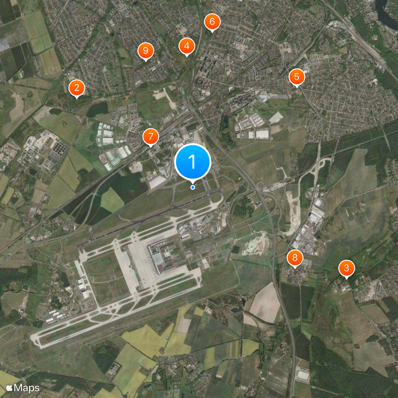 Berlin Schönefeld Airport Map