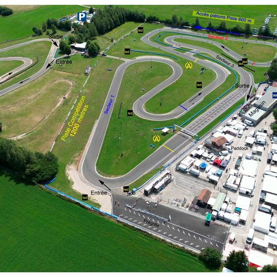 Circuit de l'Enclos - Piste de compétition
