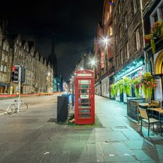 K6 Telephone Kiosk, Lawn Market, Edinburgh