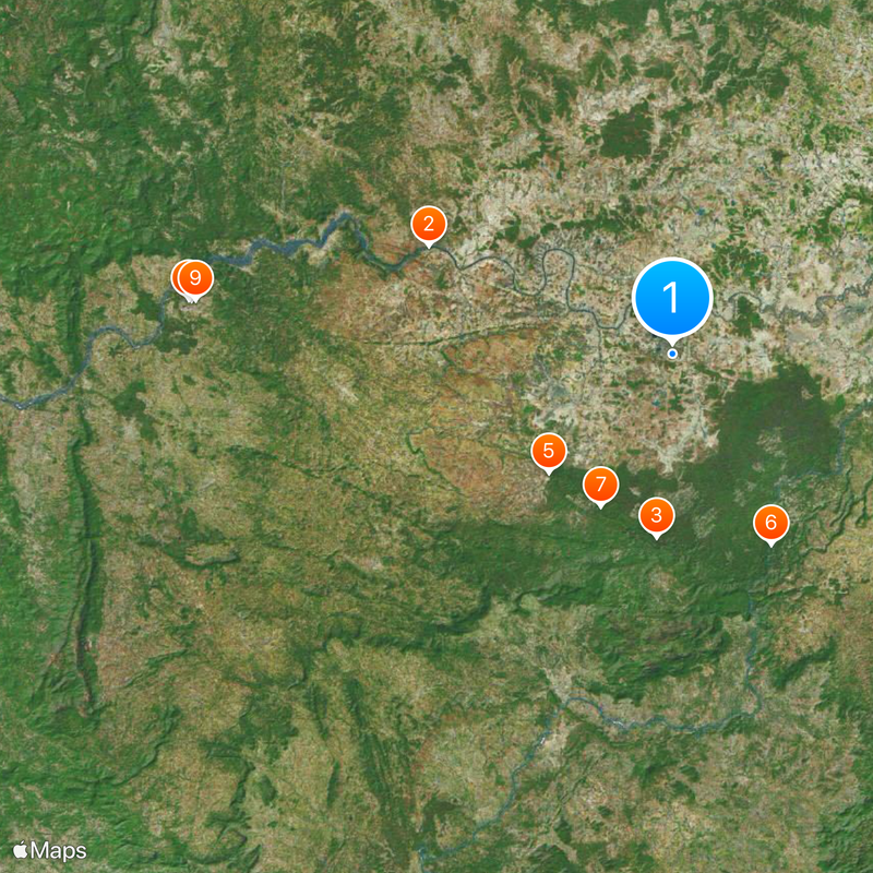 Distretto di Bastar Mappa