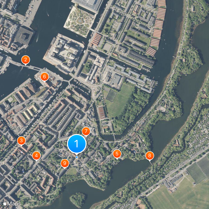 Freistadt Christiania Karte