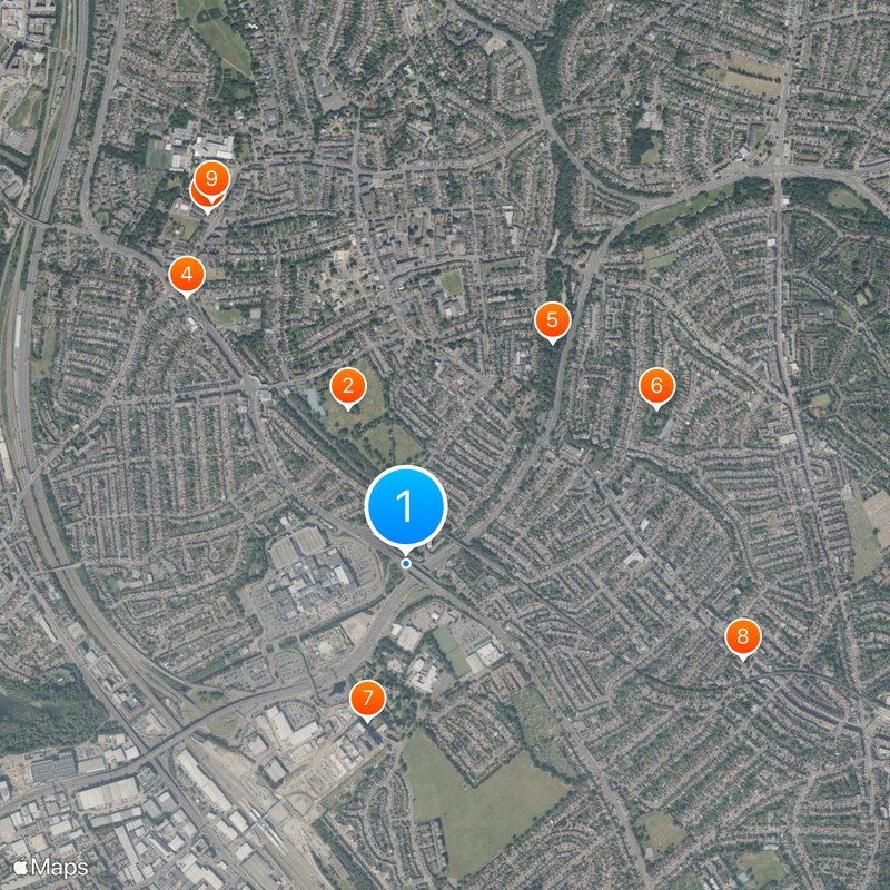 Brent Cross Map