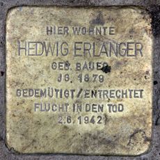 Stolperstein en memoria de Hedwig Erlanger