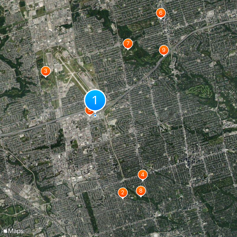 Yorkdale Shopping Centre Map