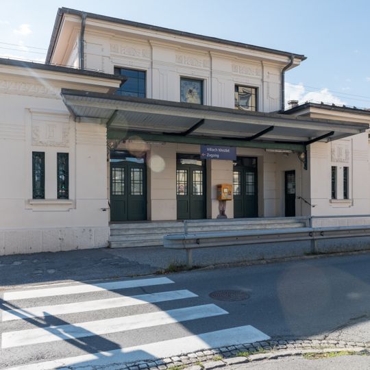 Station building of Villach Westbahnhof