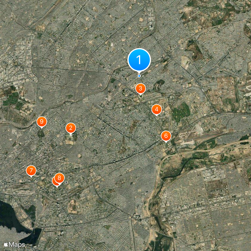 Karachi Division Kaart