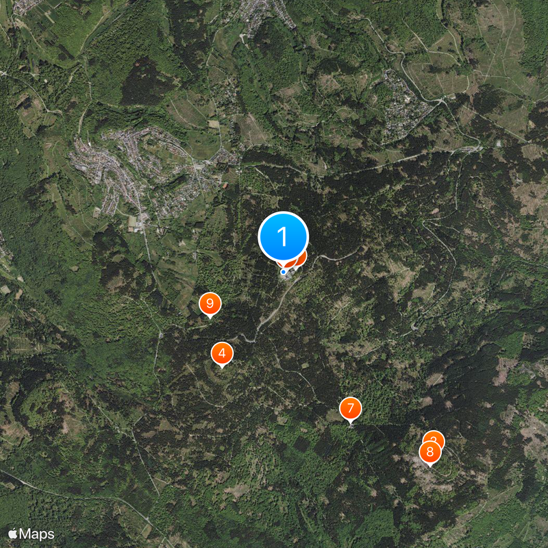 Großer Feldberg Carte