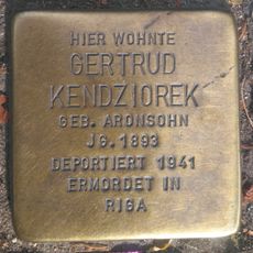 Gertrud Kendziorek geb. Aronsohn