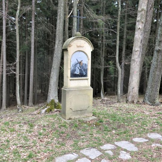 Kaplička II. zastavení křížové cesty na vrchu Jáchym