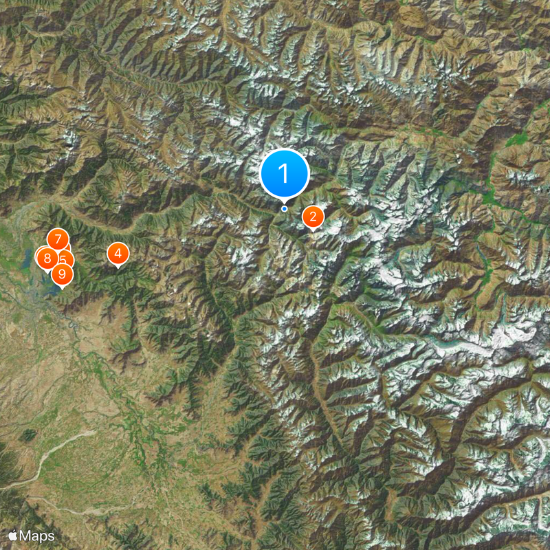 Zojila Pass Map