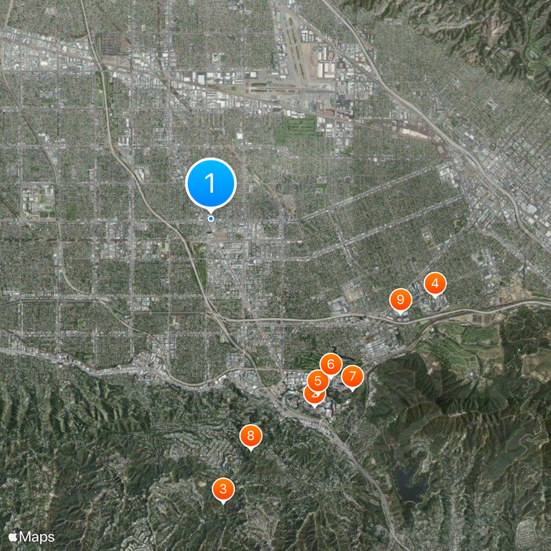 North Hollywood Carte