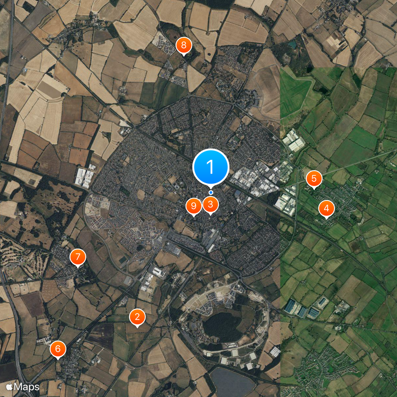 Bicester Map