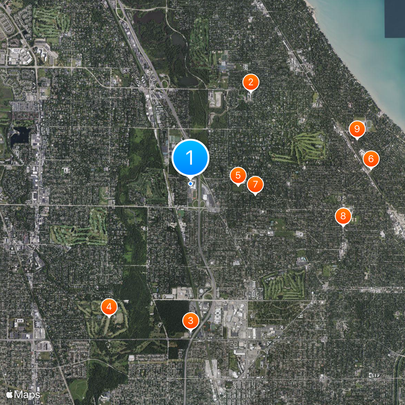 Loyola Academy Map