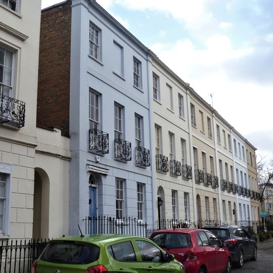 Numbers 126 To 136 And Attached Railings And Gates