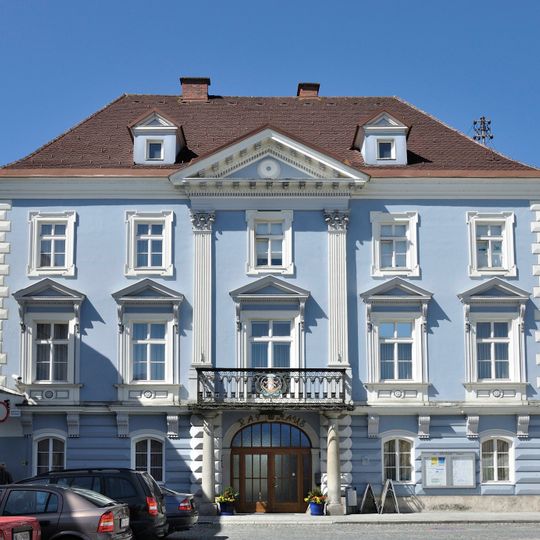 Sog. Georgen- oder Posthaus mit Rossstall und Waaghaus sowie Gartenpavillon