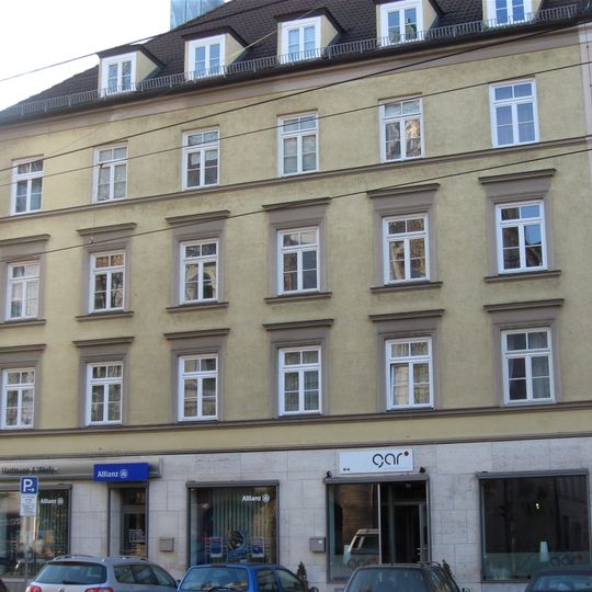 Baudenkmal D-1-62-000-5678 in München im Ortsteil München