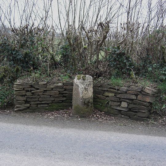 Milestone At Ngr 743 528 About 440 Metres South Of Cleave Farmhouse