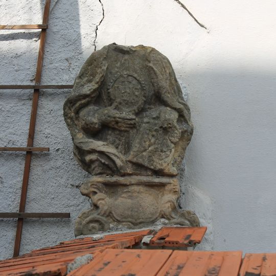 Sandsteinbüste heiliger Ignatius