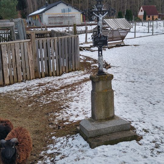 Kříž ve Vrábči-zastávce