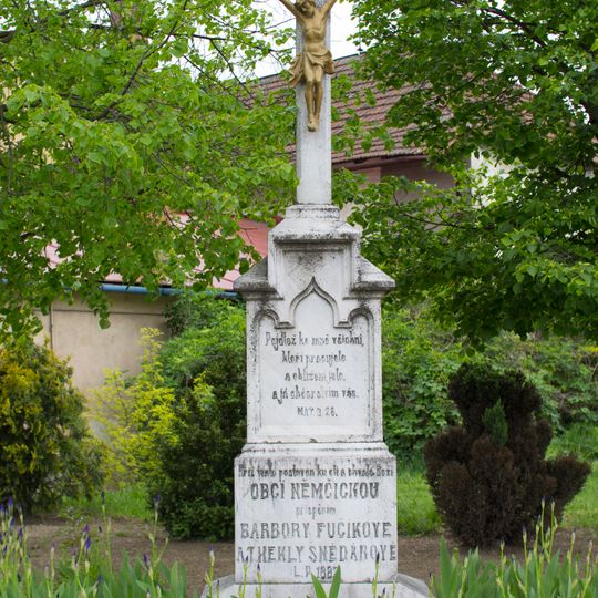 Wayside cross in Němčice