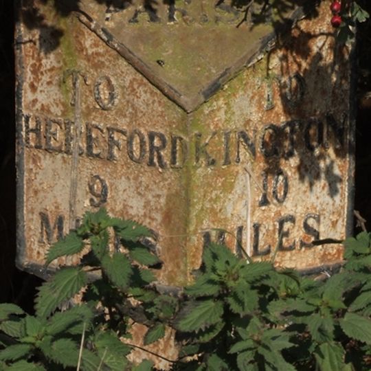 Milepost, Upperton, between N Canon & Yazor