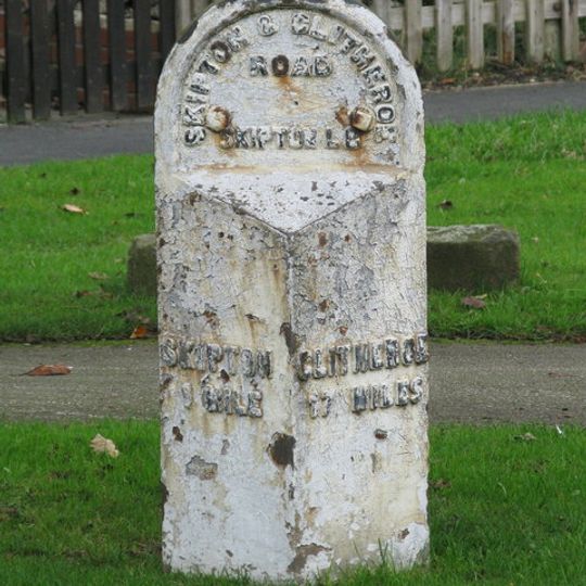 Milestone, nr Broughton Grove, E end of Skipton