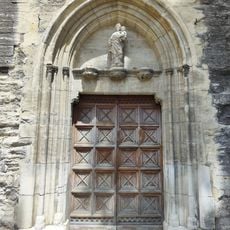 Statue de vierge à l'enfant